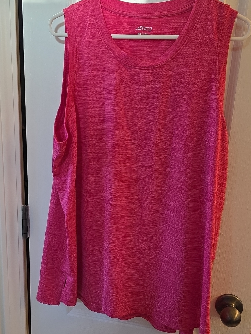 bcg Pink Performance Tank Top 2x